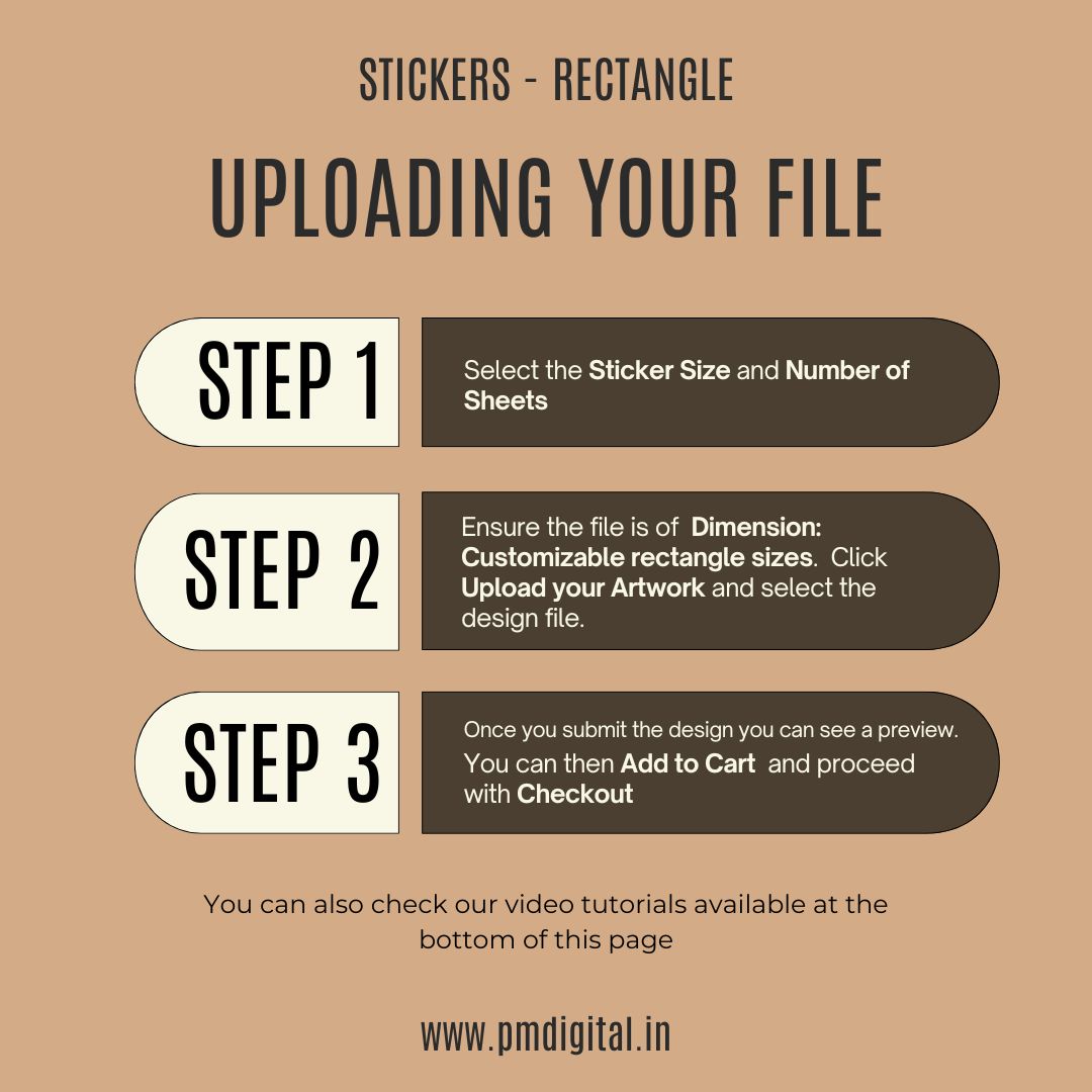 Rectangle Sticker Printing
