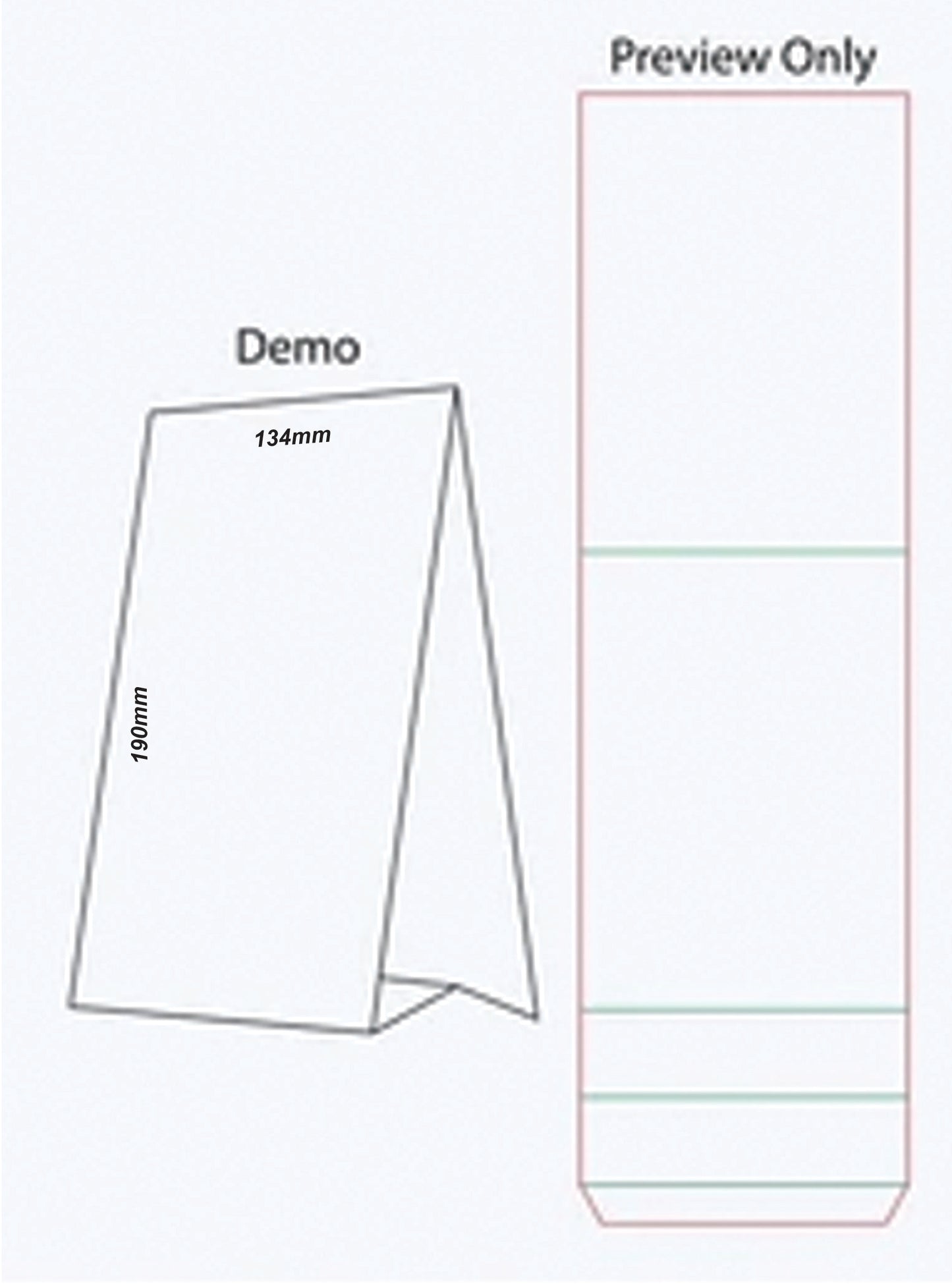Tent Cards - Customised | Table Display Cards – PM Digital