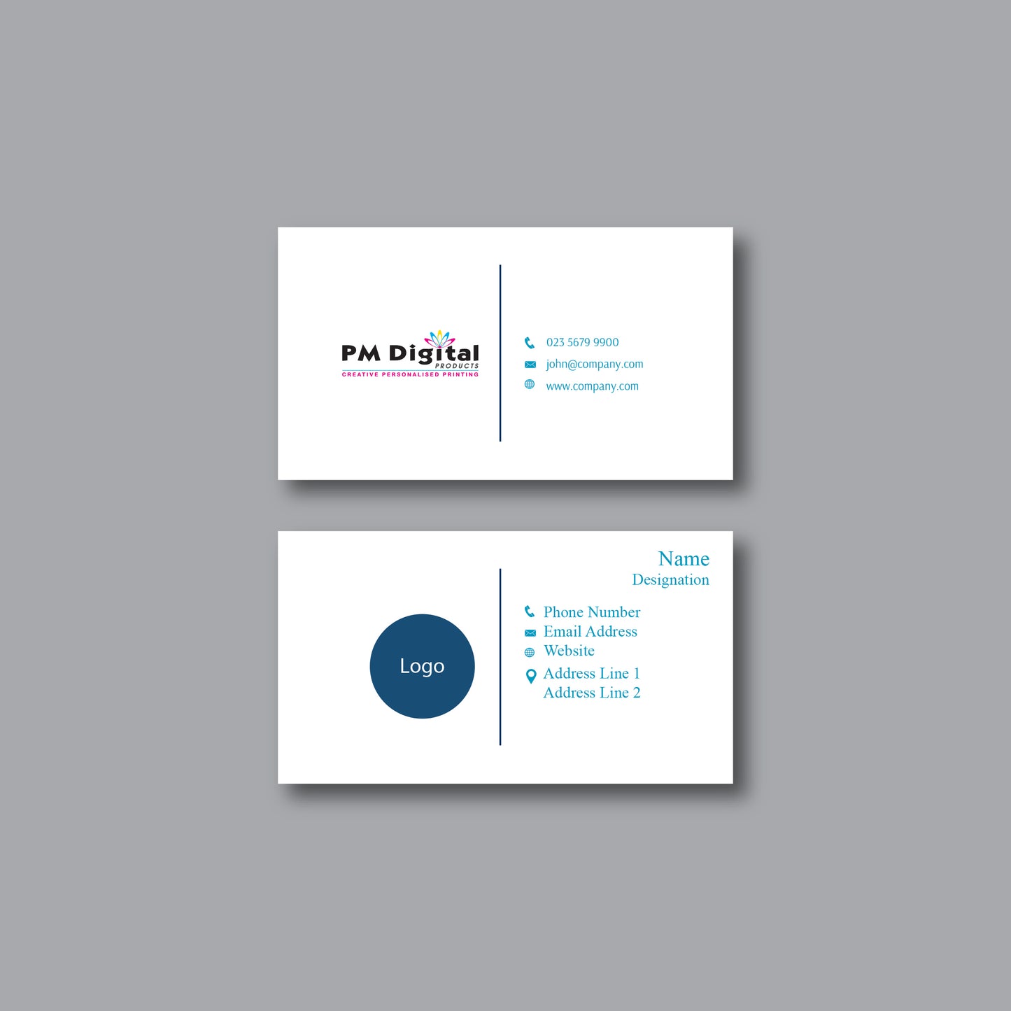 Single Side Business Cards | Quick and Easy Customisation