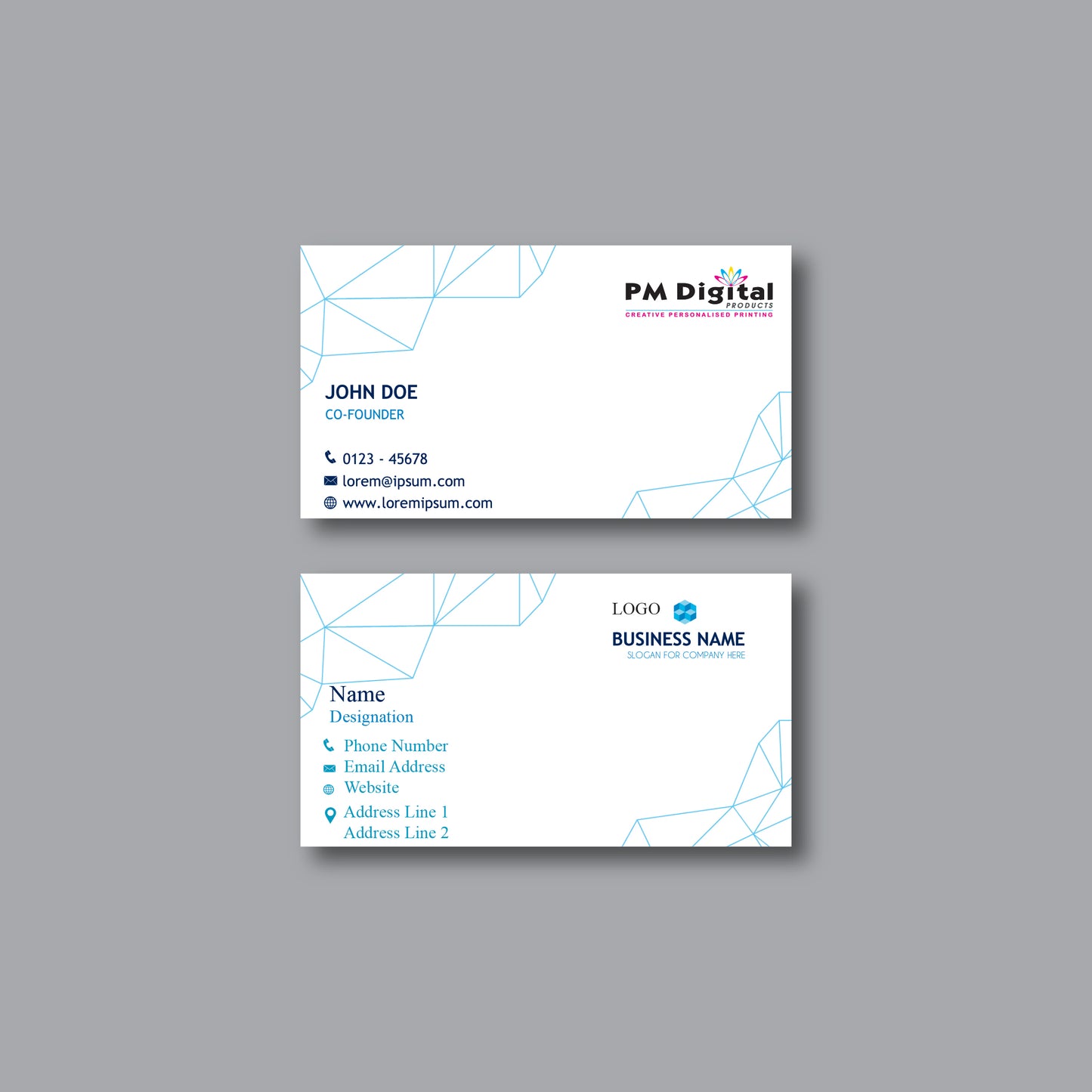 Single Side Business Cards | Quick and Easy Customisation
