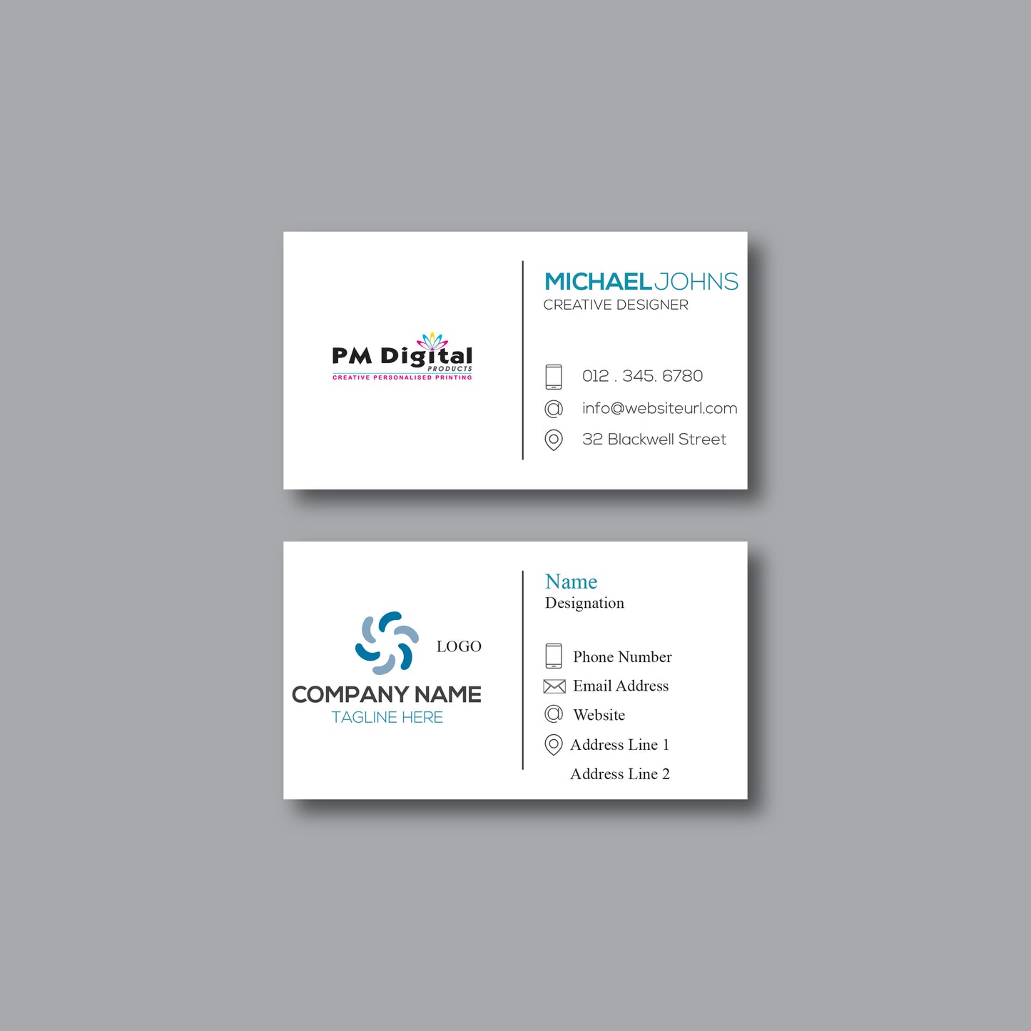 Single Side Business Cards | Quick and Easy Customisation