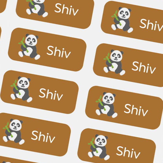Mini Stickers for Kids | Animal Themes | Custom Name Labels (175 stickers)