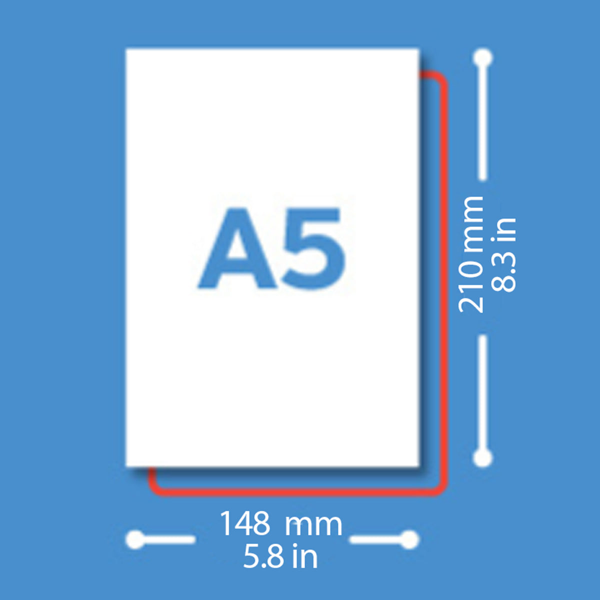 Standard A5 Printed Sheets