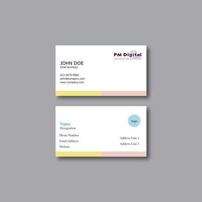Single Side Business Cards | Quick and Easy Customisation