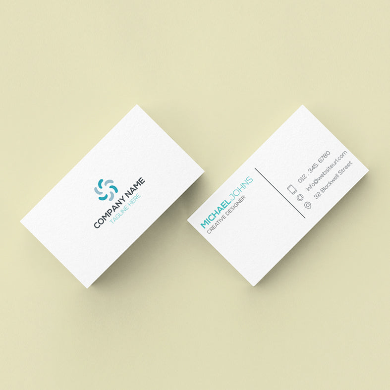 Custom Front & Back Business Cards | Design Online & Get Home Delivery – PM Digital