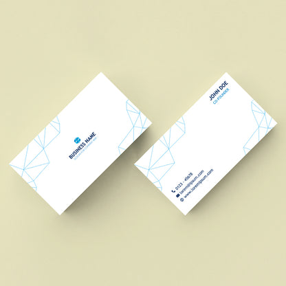 Custom Front & Back Business Cards | Design Online & Get Home Delivery – PM Digital