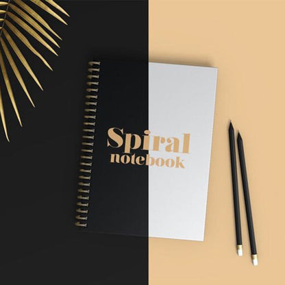 Wiro Spiral Notebooks - Customised | A4 & A5 | Ruled, Plain & Dot Grid – PM Digital